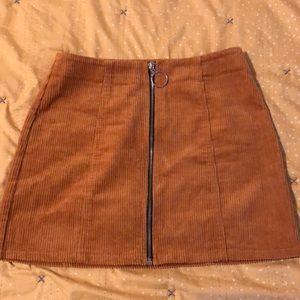 Cute short corduroy skirt